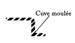 Cuve moulee pour plan de travail en Solid Surface - plan-de-travail-974.com