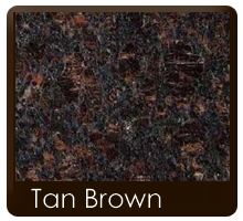 Plan-de-Travail-974.com - Plan de travail cuisine en granit coloris Tan Brown