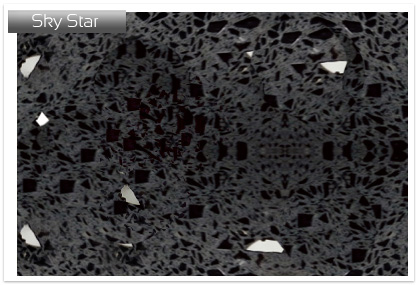 Plans de travail pierre quartz Sky Star