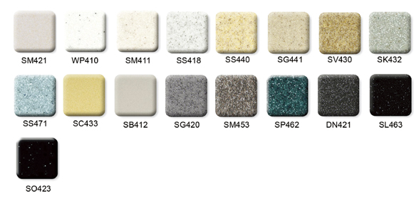 Solid Surface Staron Sanded - Plan-de-Travail-974.com